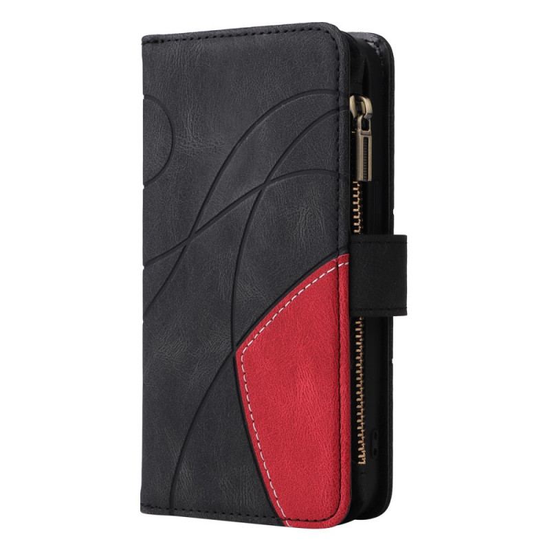 Housse Realme 9i Porte-feuilles à Lanière Motif Ligné