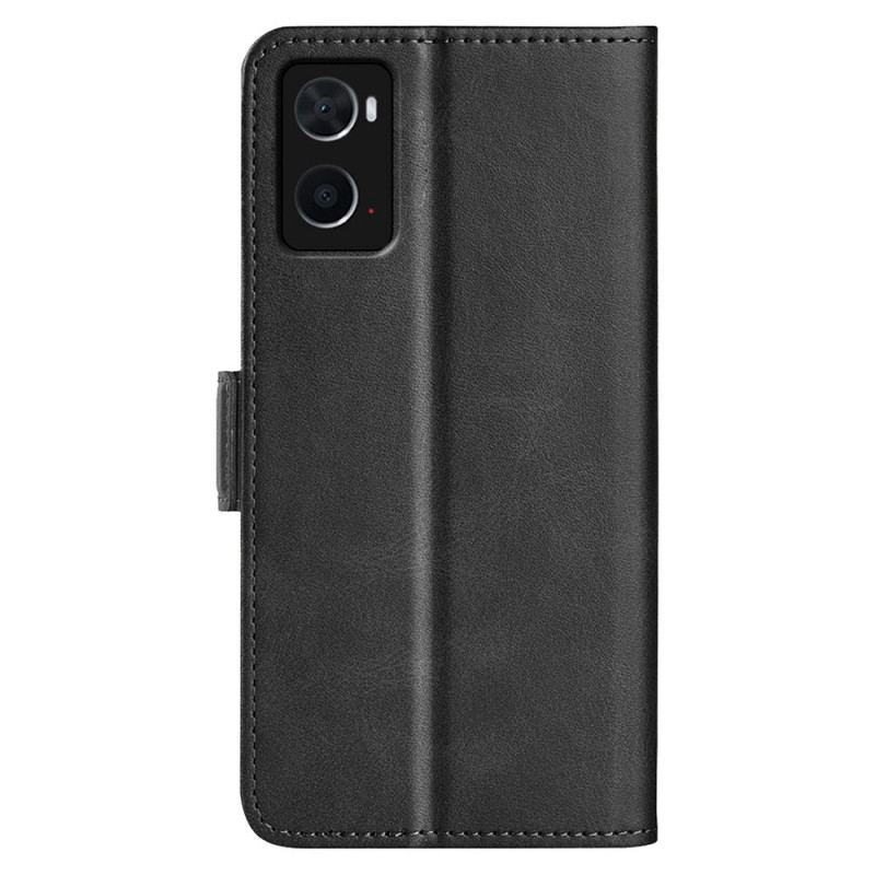 Housse Realme 9i Simili Cuir avec Porte-Cartes Oblique