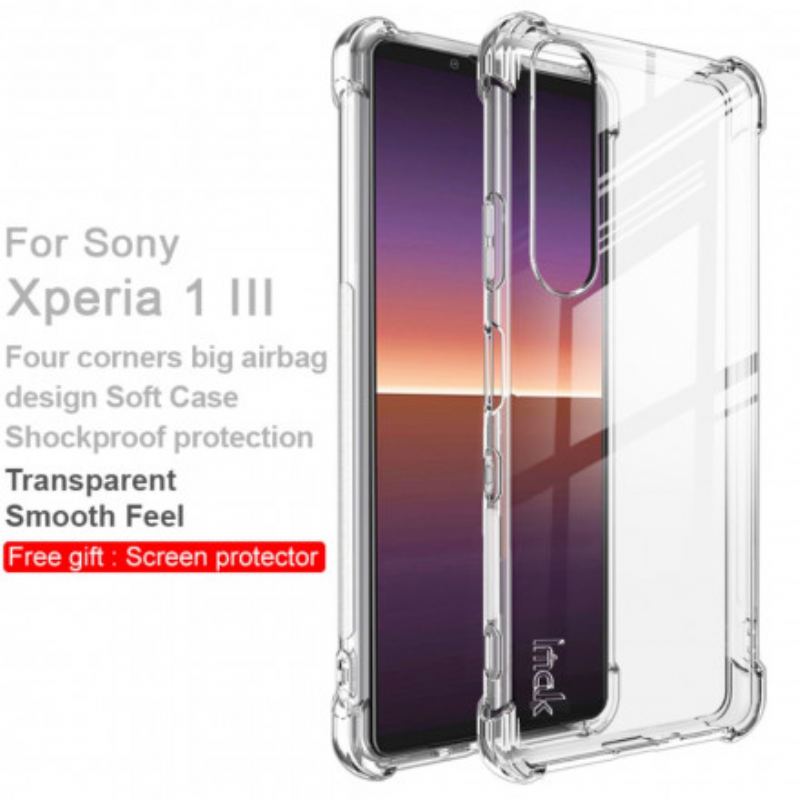 Coque Sony Xperia 1 III Transparente avec Film Écran IMAK