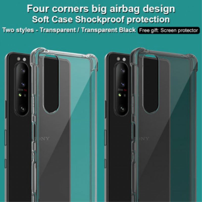 Coque Sony Xperia 1 III Transparente avec Film Écran IMAK