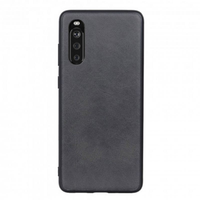 Coque Sony Xperia 10 III Effet Cuir