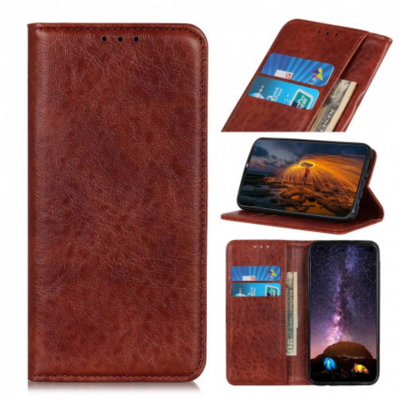 Flip Cover Sony Xperia 1 III Cuir Fendu Texturé