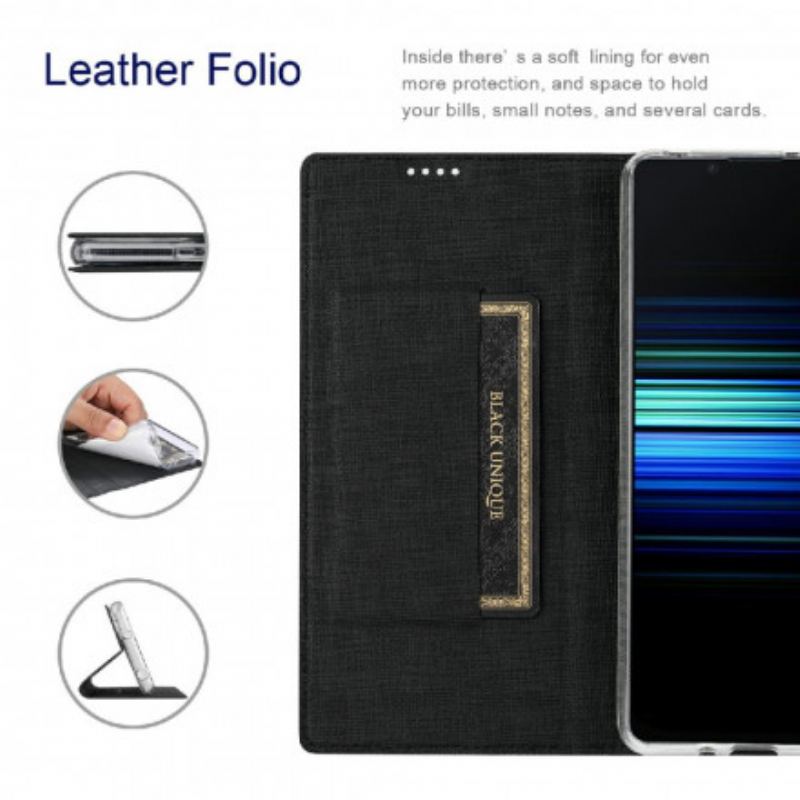 Flip Cover Sony Xperia 1 III Texturée VILI DMX