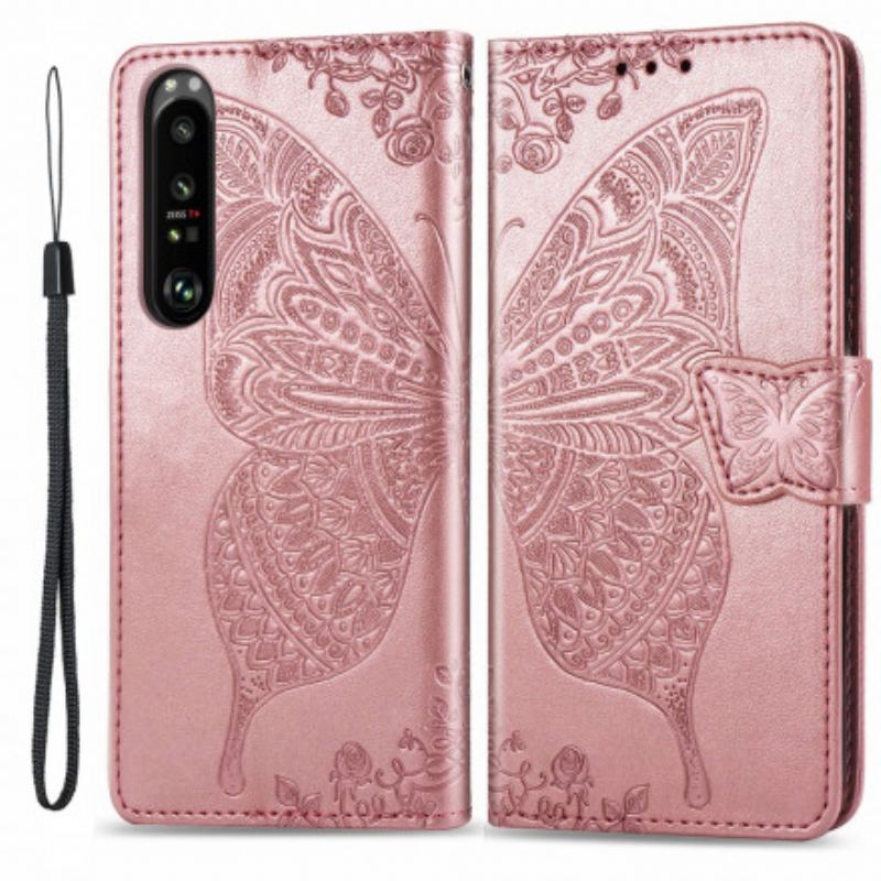 Housse Sony Xperia 1 III Demi Papillons