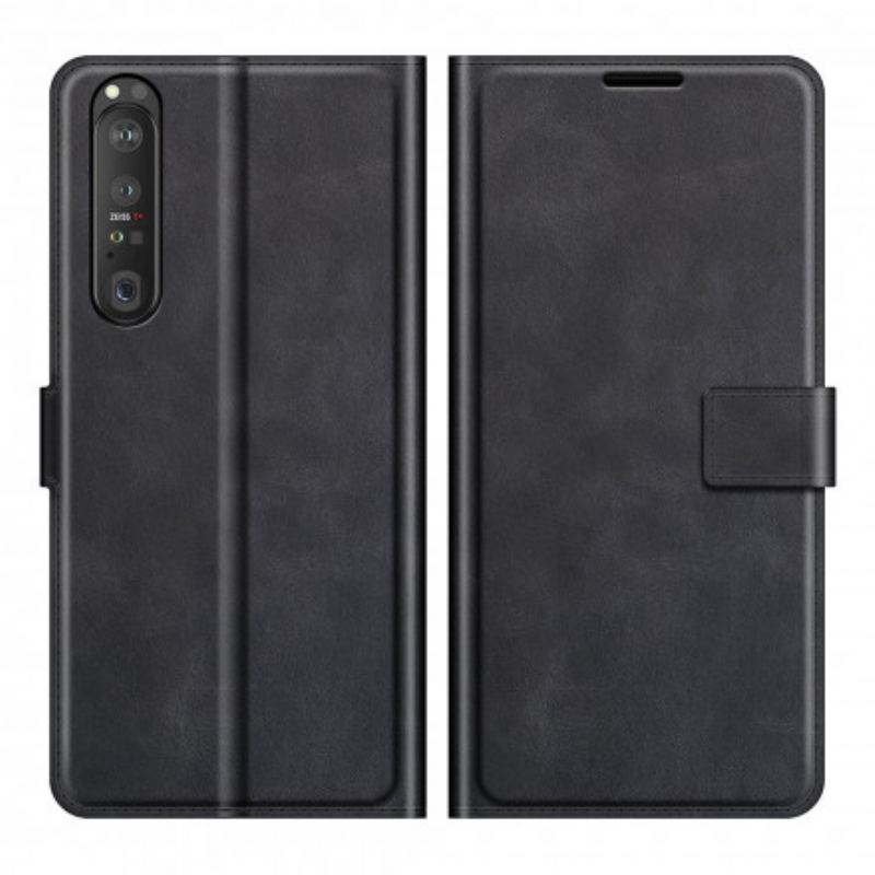 Housse Sony Xperia 1 III Effet Cuir Slim Extrême