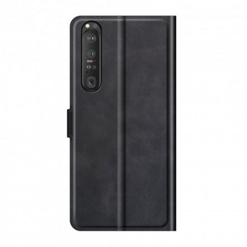 Housse Sony Xperia 1 III Effet Cuir Slim Extrême