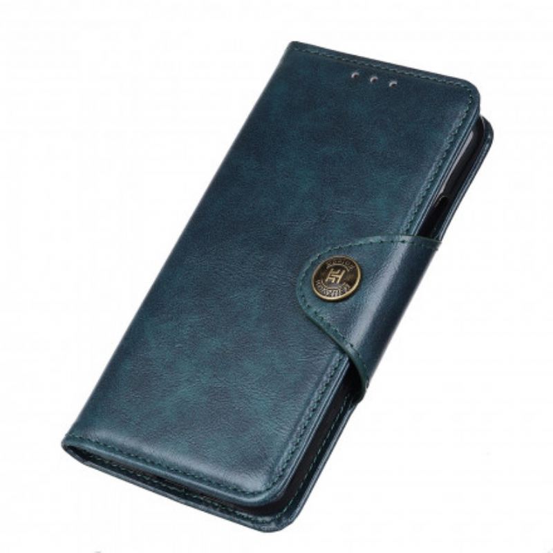 Housse Sony Xperia 1 III Simili Cuir Bouton Verni