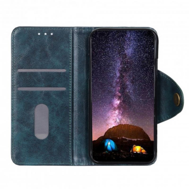 Housse Sony Xperia 1 III Simili Cuir Bouton Verni