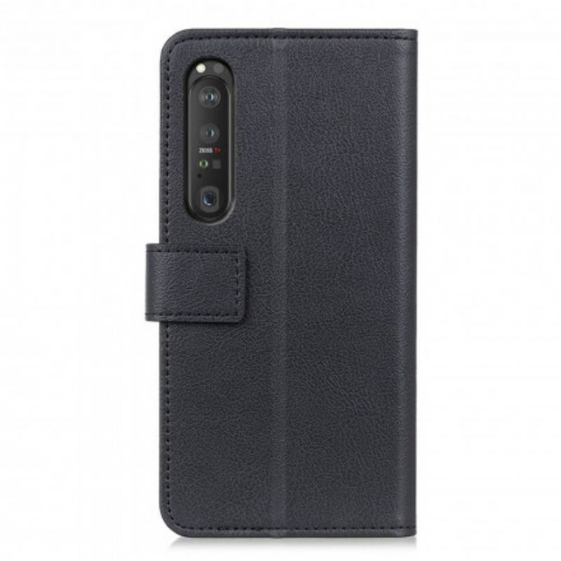 Housse Sony Xperia 1 III Simili Cuir Classique