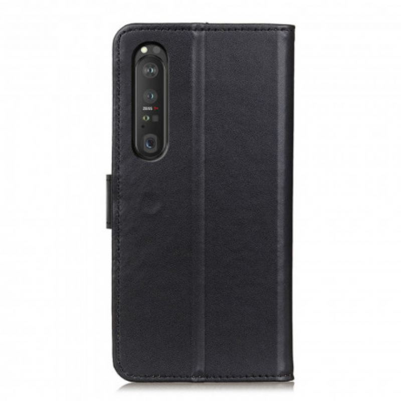 Housse Sony Xperia 1 III Simili Cuir Simple