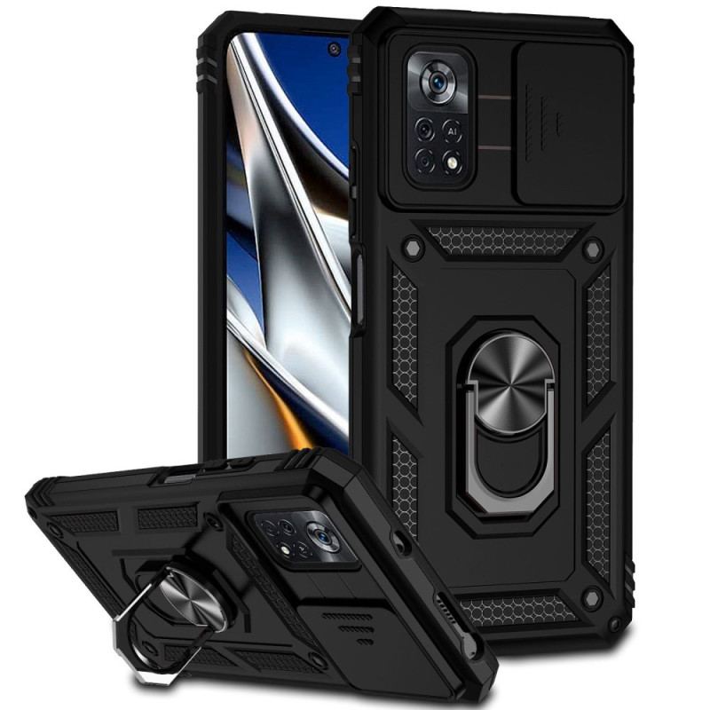 Coque Poco X4 Pro 5G Anneau-Support et Protège Appareil Photo