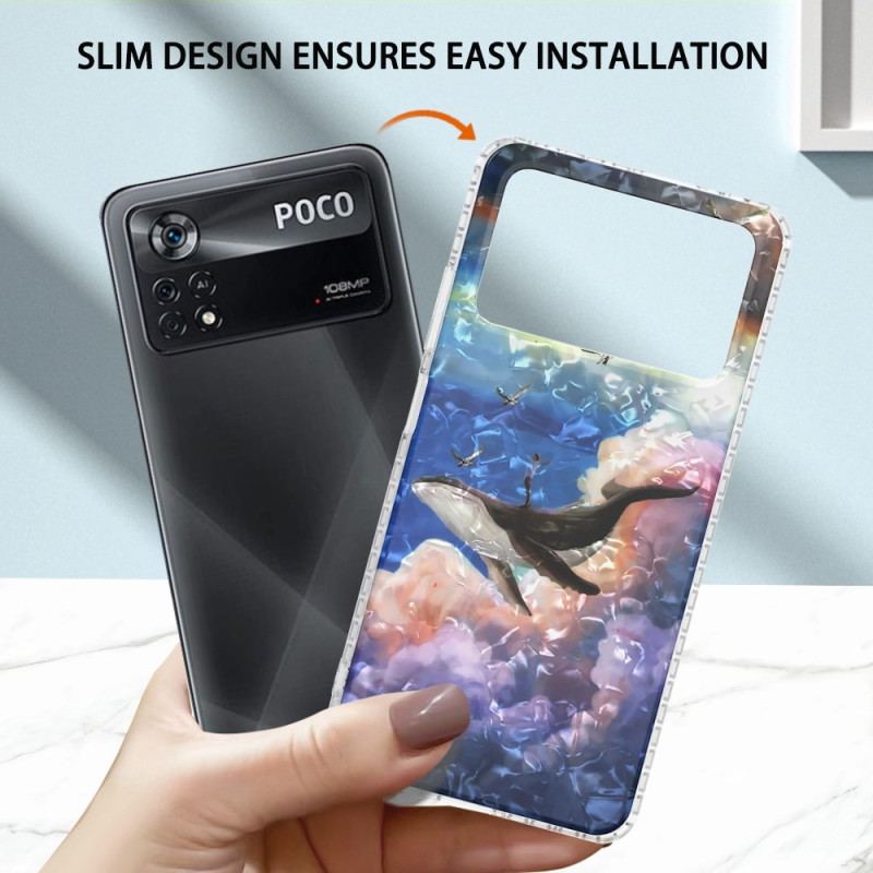 Coque Poco X4 Pro 5G Baleine Stylée