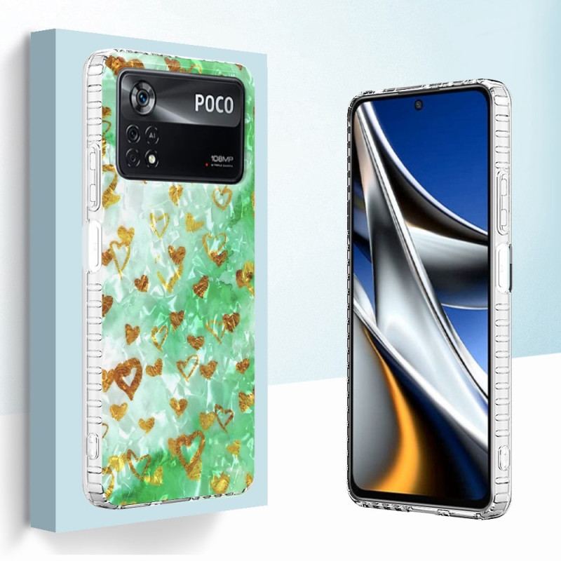 Coque Poco X4 Pro 5G Coeurs Stylés