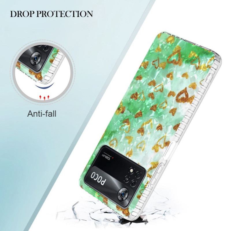 Coque Poco X4 Pro 5G Coeurs Stylés