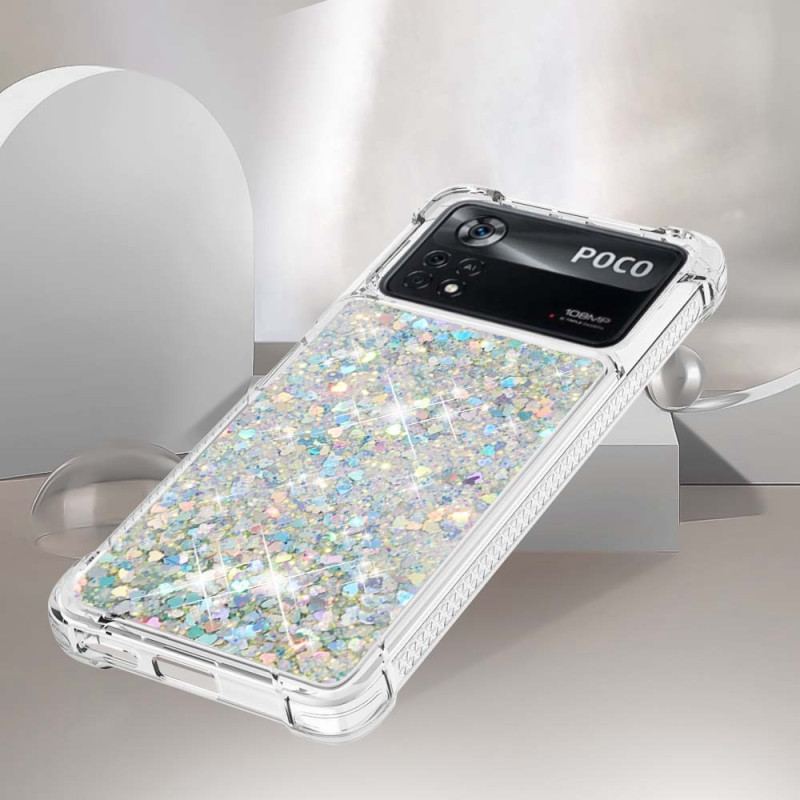 Coque Poco X4 Pro 5G Désires Paillettes