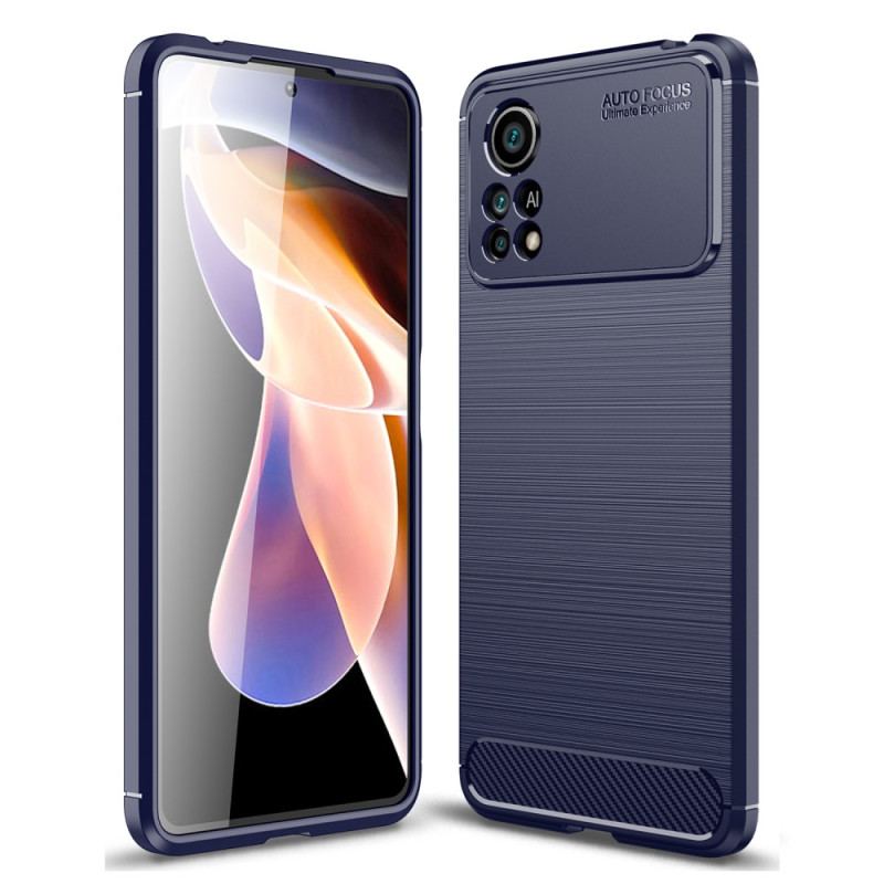 Coque Poco X4 Pro 5G Fibre Carbone Brossée