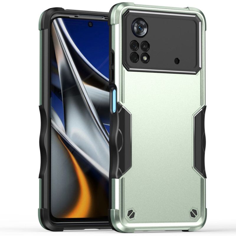 Coque Poco X4 Pro 5G Hybride Effet Métal