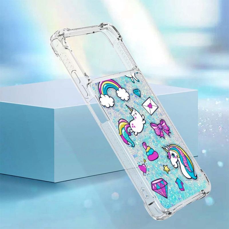 Coque Poco X4 Pro 5G  Licorne Paillettes