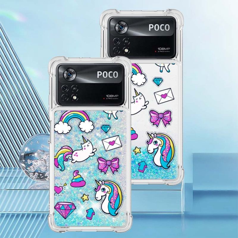 Coque Poco X4 Pro 5G  Licorne Paillettes