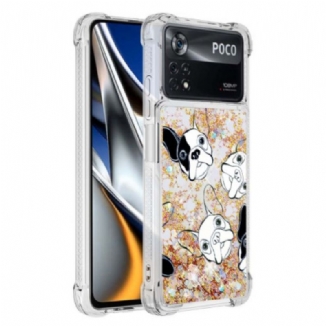 Coque Poco X4 Pro 5G  Mr Chien Paillettes