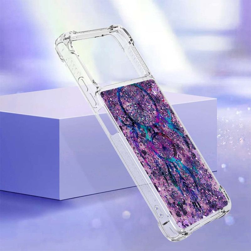 Coque Poco X4 Pro 5G Paillettes Attrape-Rêves