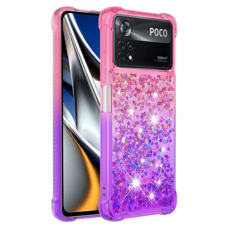 Coque Poco X4 Pro 5G Paillettes Color