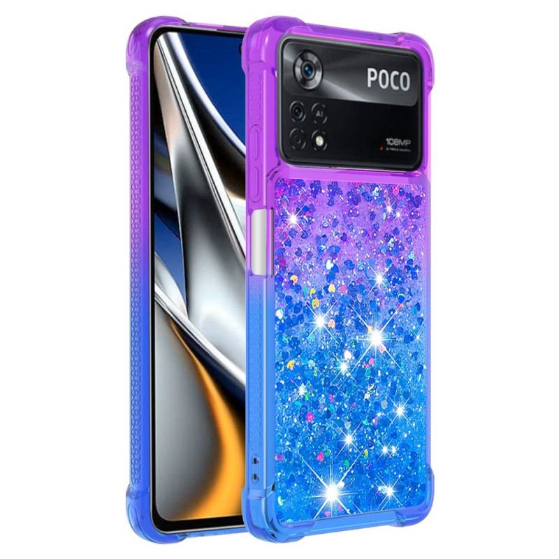 Coque Poco X4 Pro 5G Paillettes Color