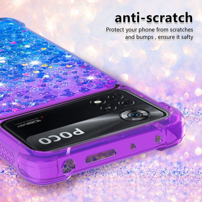 Coque Poco X4 Pro 5G Paillettes Color