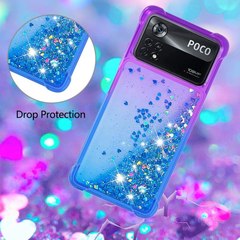 Coque Poco X4 Pro 5G Paillettes Color