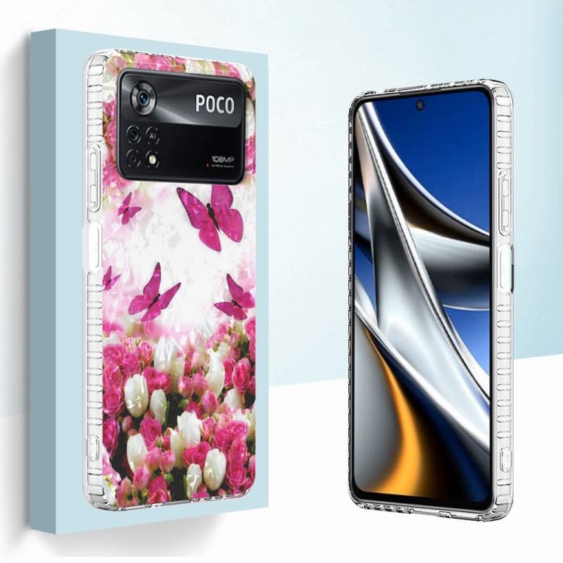 Coque Poco X4 Pro 5G Papillons Stylés