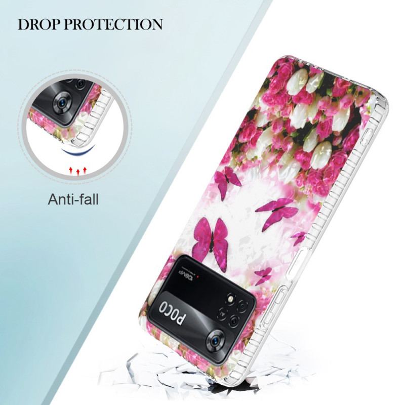 Coque Poco X4 Pro 5G Papillons Stylés