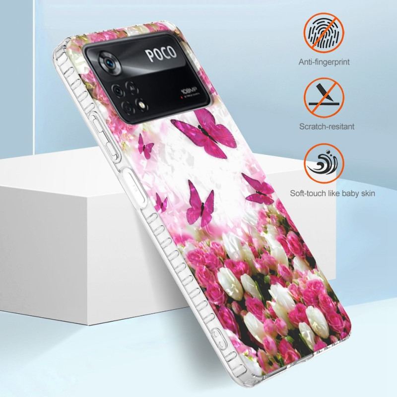 Coque Poco X4 Pro 5G Papillons Stylés