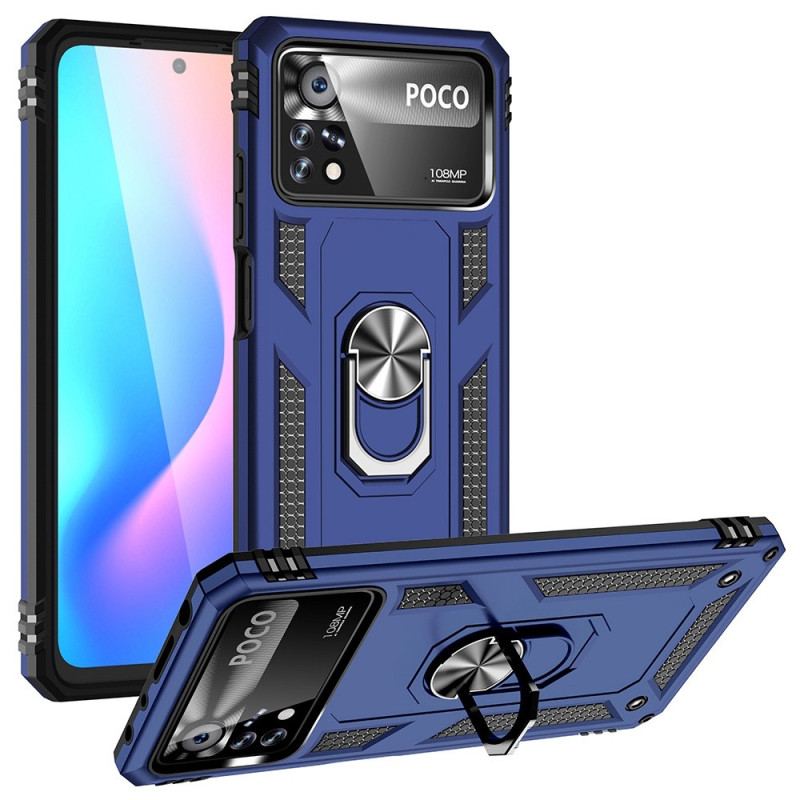 Coque Poco X4 Pro 5G Premium Anneau-Support