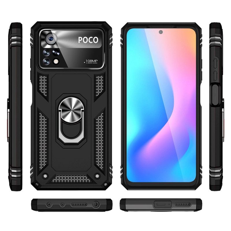 Coque Poco X4 Pro 5G Premium Anneau-Support