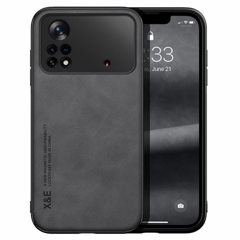 Coque Poco X4 Pro 5G Style Cuir X&E