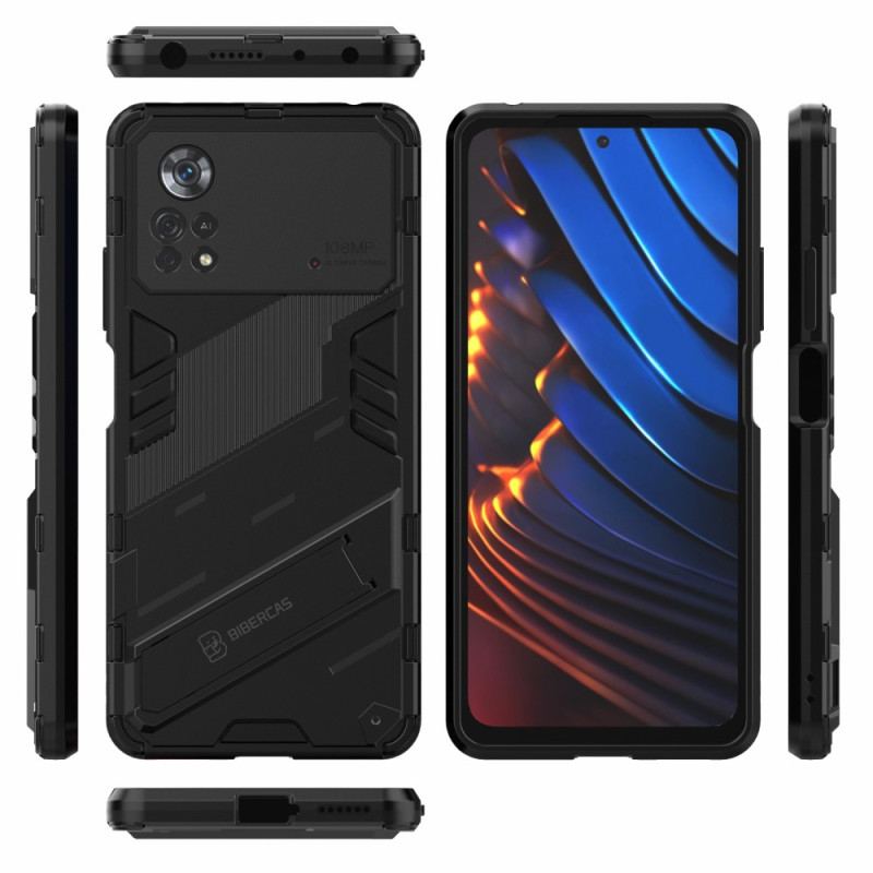 Coque Poco X4 Pro 5G Support Amovible Deux Positions Mains Libres