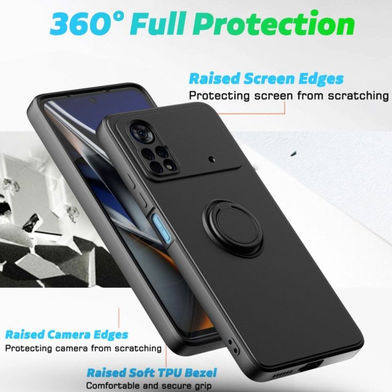 Coque Poco X4 Pro 5G Unie Anneau-Support