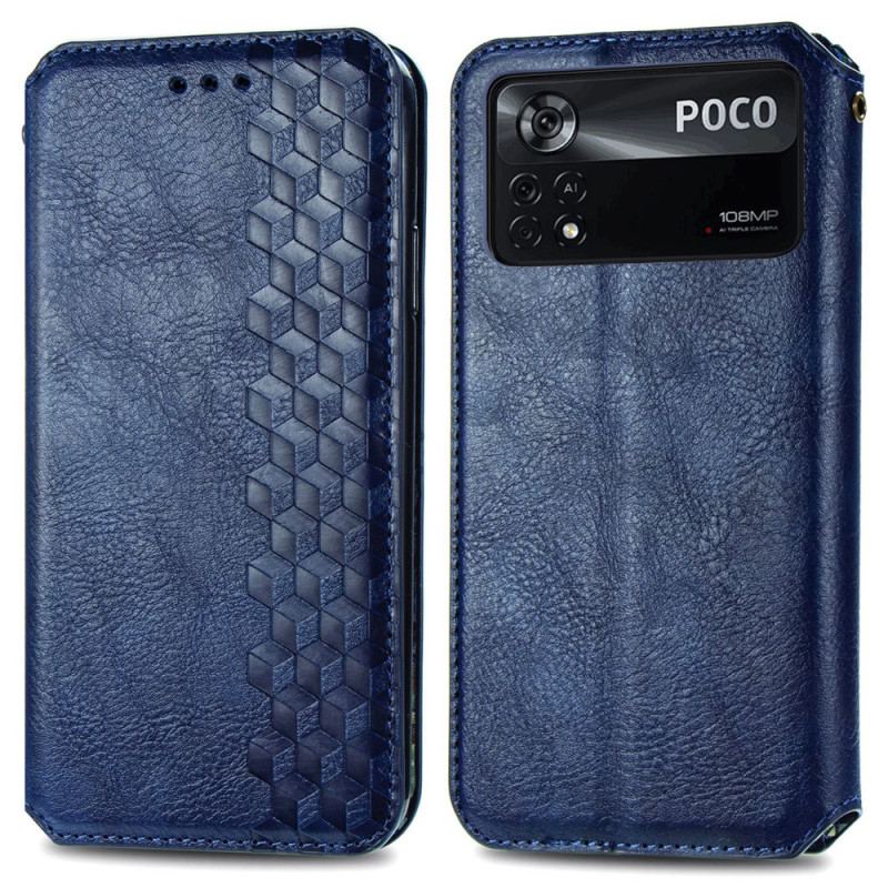 Flip Cover Poco X4 Pro 5G Cubes 3D