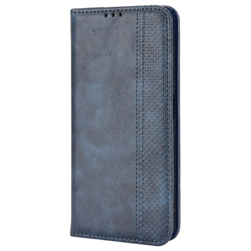 Flip Cover Poco X4 Pro 5G Effet Cuir Vintage