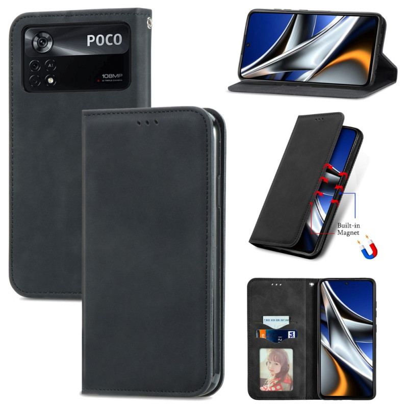 Flip Cover Poco X4 Pro 5G Élégance