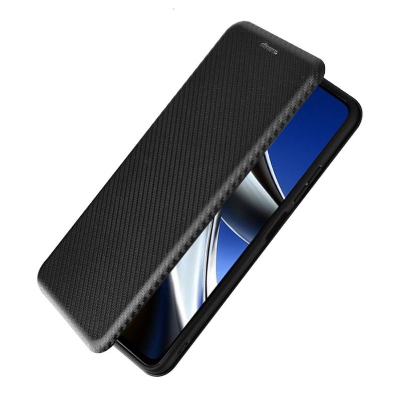 Flip Cover Poco X4 Pro 5G Fibre Carbone Colorée