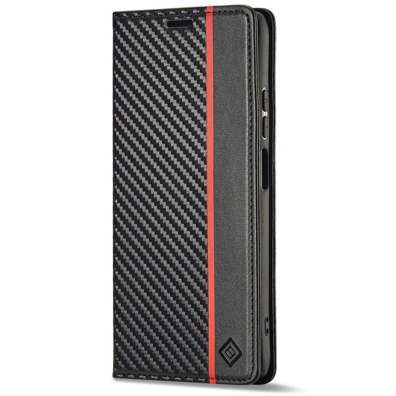 Flip Cover Poco X4 Pro 5G Fibre Carbone LC.IMEEKE