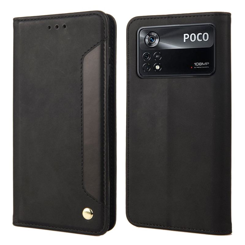 Flip Cover Poco X4 Pro 5G Skin-Feeling