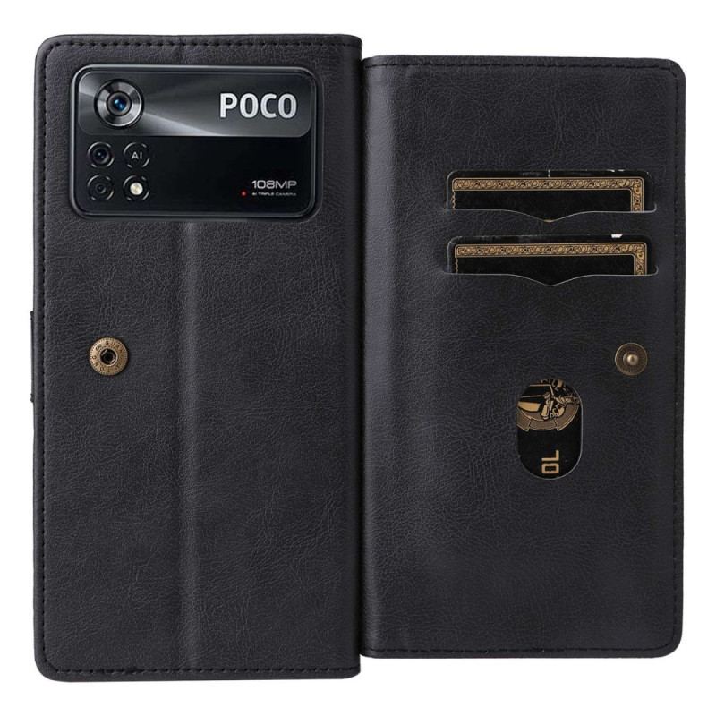 Housse Poco X4 Pro 5G 10 Porte-cartes