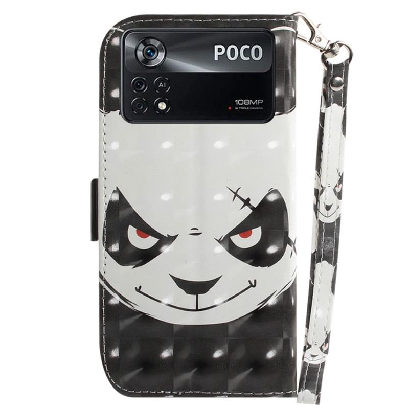 Housse Poco X4 Pro 5G Angry Panda