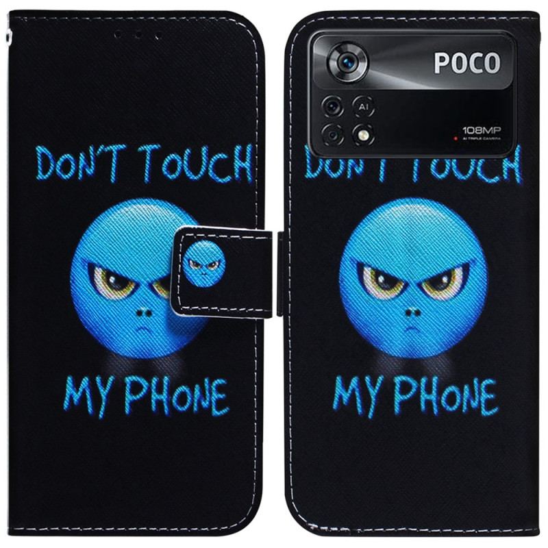 Housse Poco X4 Pro 5G Emoji Don't Touch my Phone