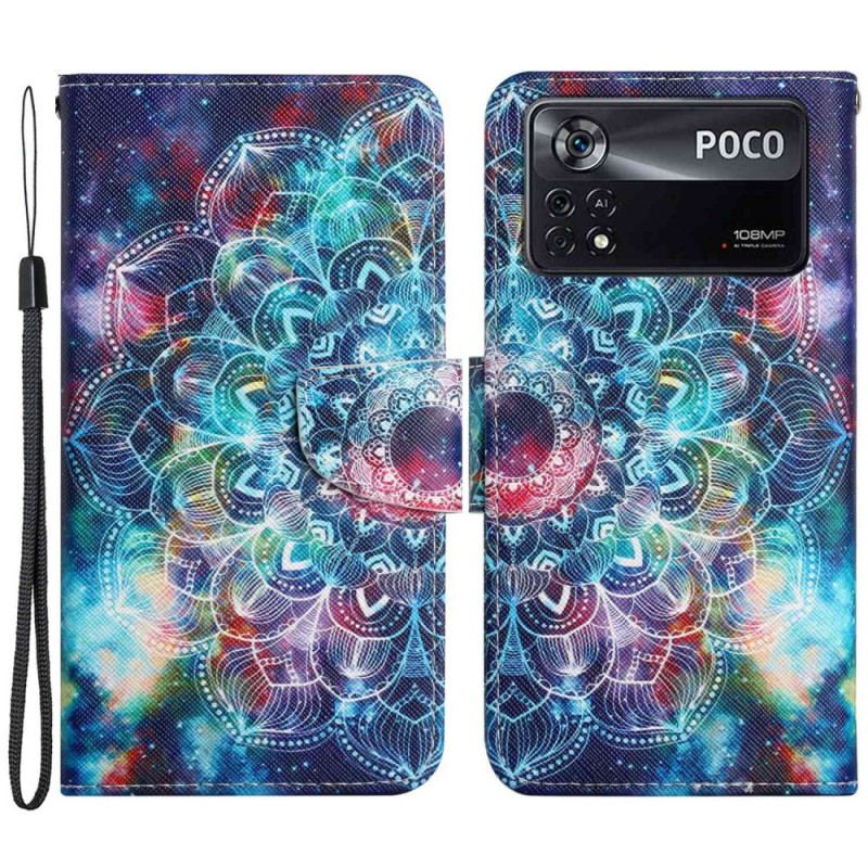 Housse Poco X4 Pro 5G Mandala à Lanière