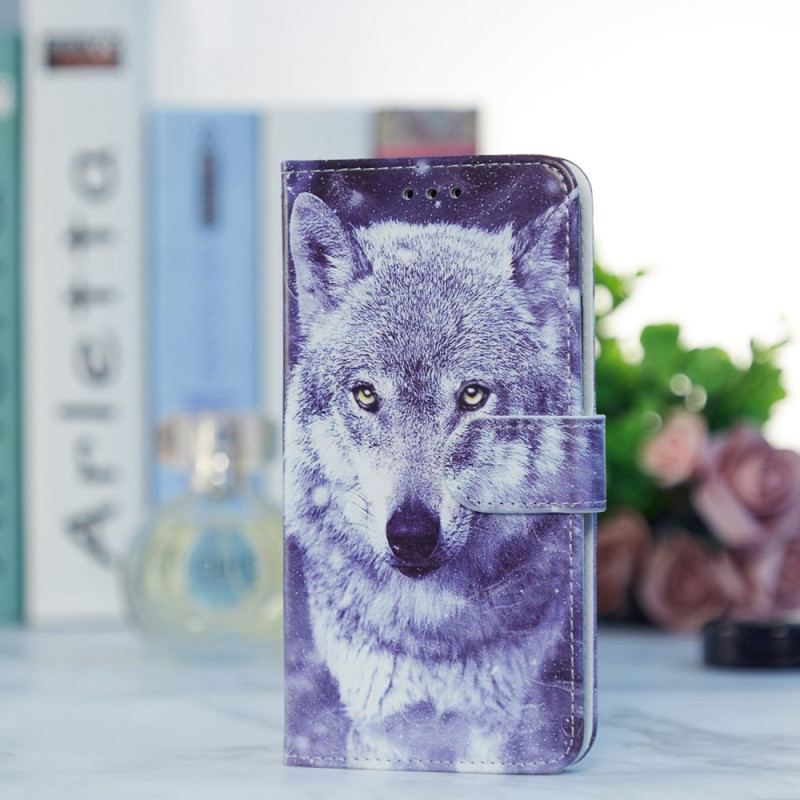 Housse Poco X4 Pro 5G Wolf à Lanière