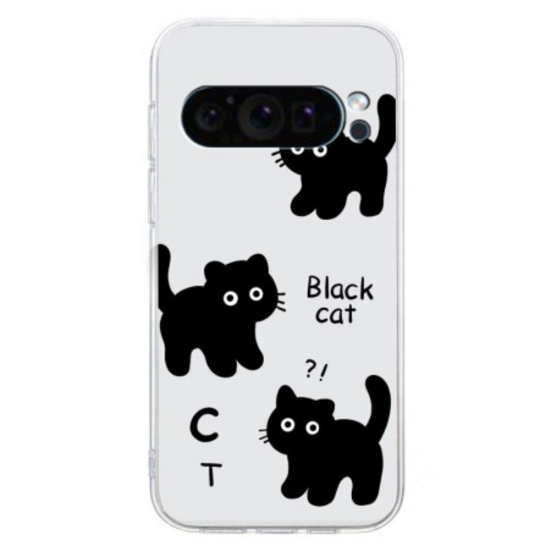 Coque Google Pixel 9 Chat noir