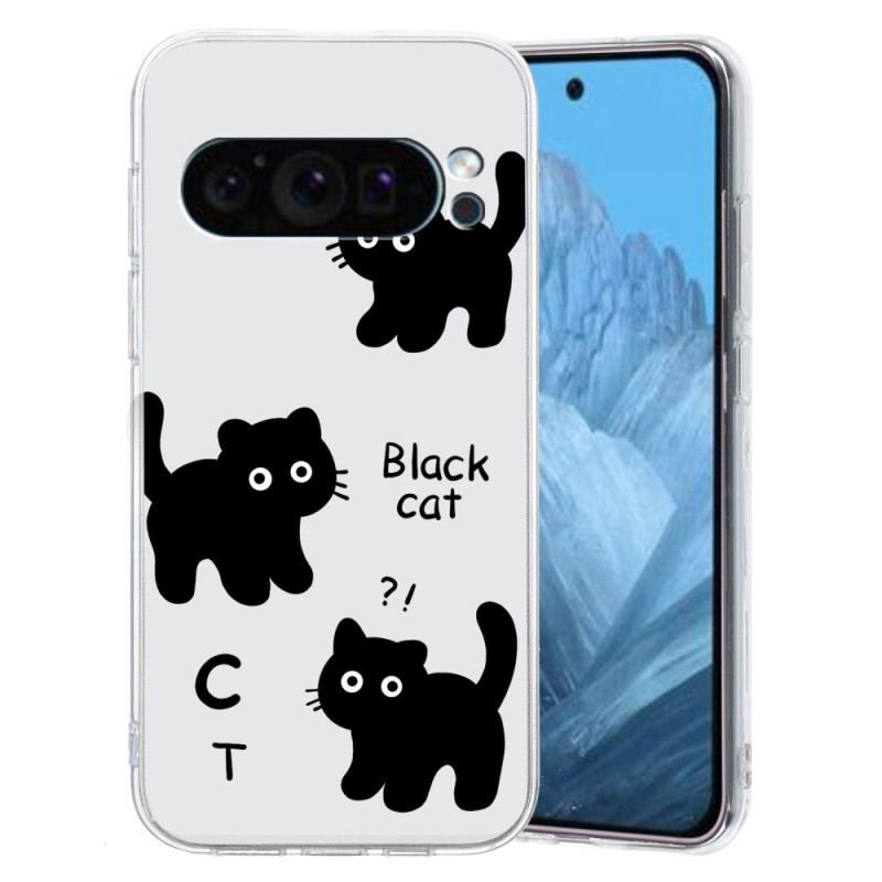 Coque Google Pixel 9 Chat noir